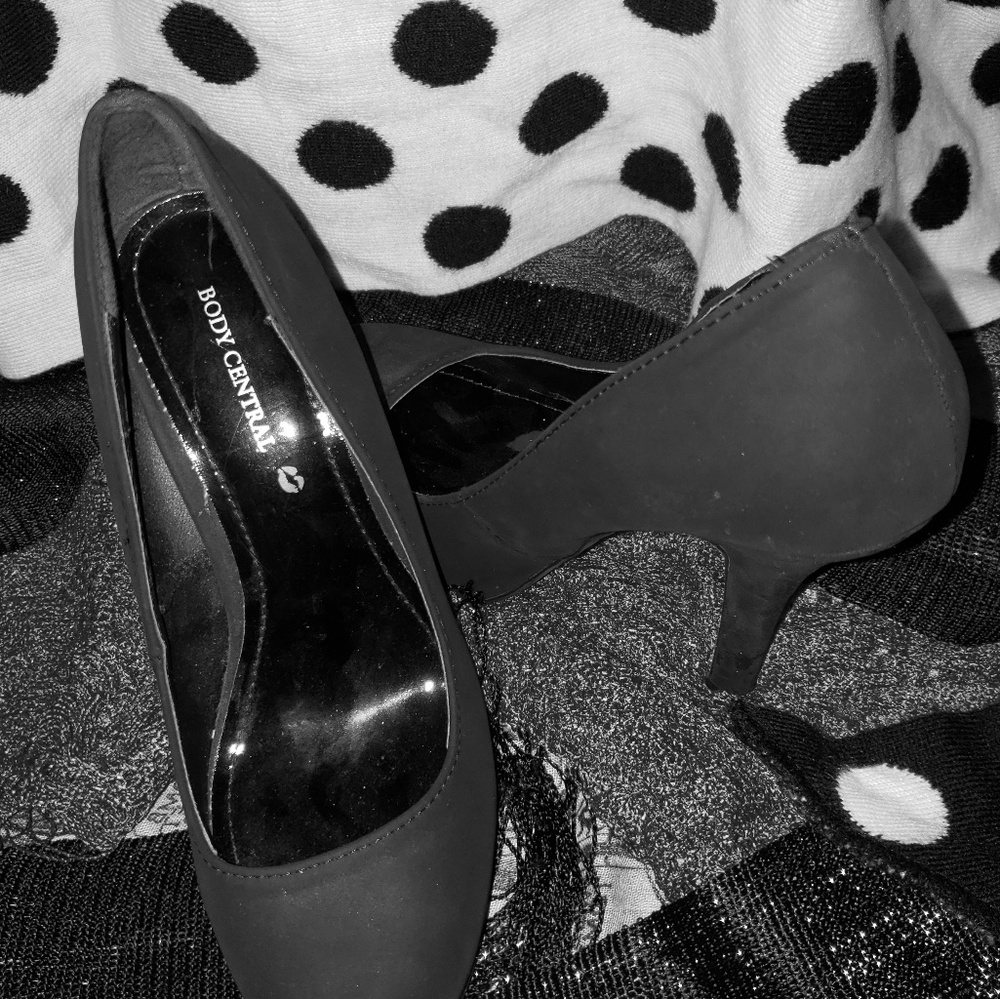 Black Body Central Suede Stilettos